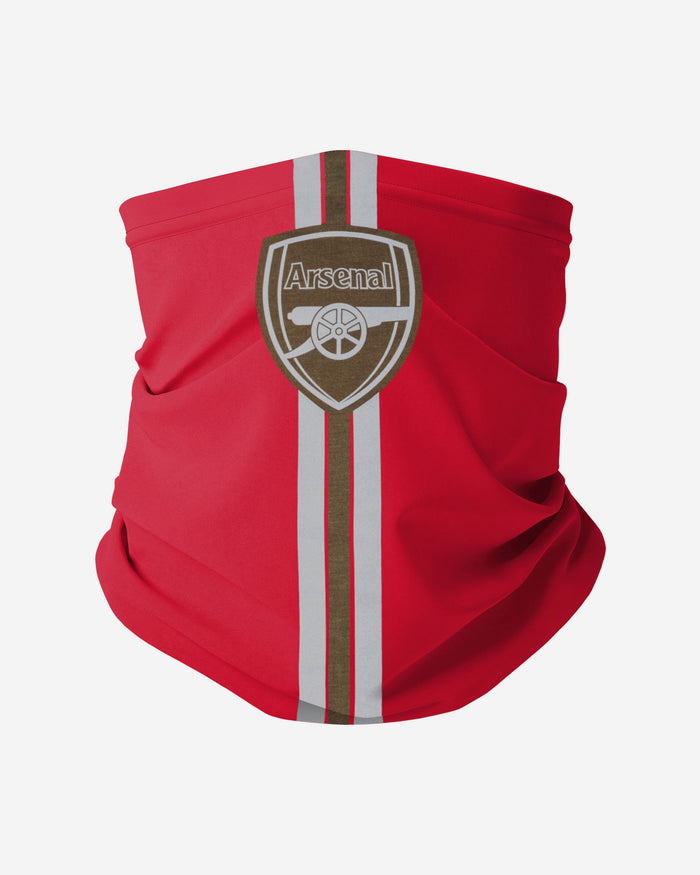 Arsenal FC Stripe Logo Reflective Snood Scarf FOCO - FOCO.com | UK & IRE