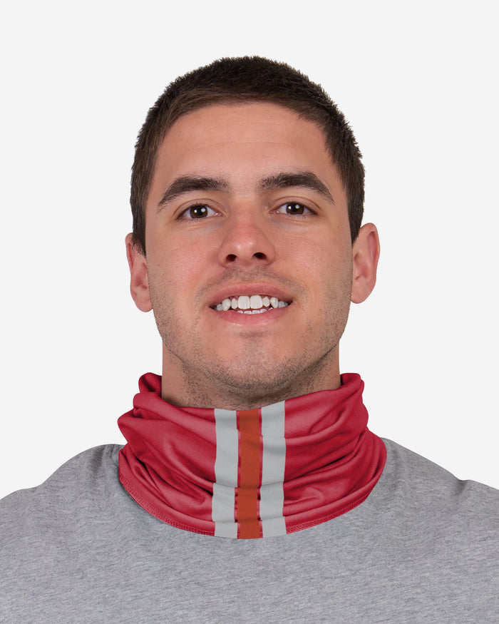 Liverpool FC Stripe Logo Reflective Snood Scarf FOCO - FOCO.com | UK & IRE