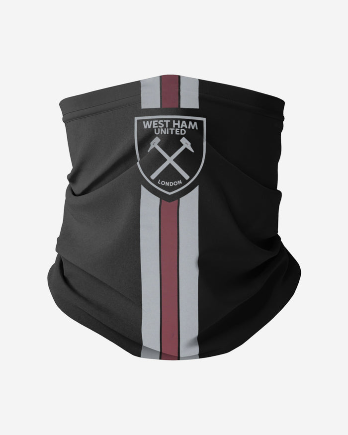 West Ham United FC Stripe Logo Reflective Snood Scarf FOCO - FOCO.com | UK & IRE