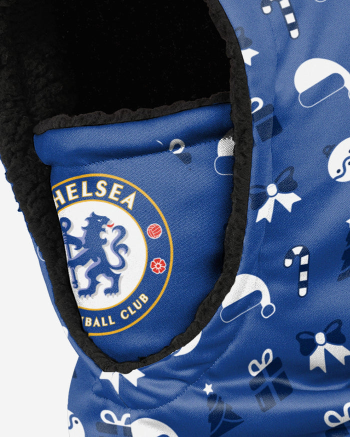 Chelsea FC Christmas Hooded Snood FOCO - FOCO.com | UK & IRE