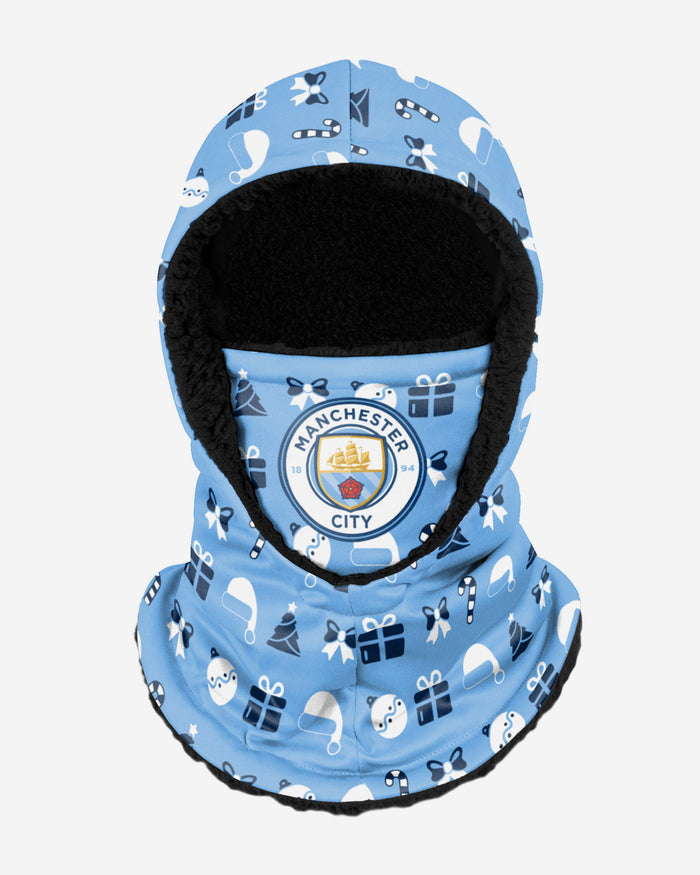 Manchester City FC Christmas Hooded Snood FOCO - FOCO.com | UK & IRE