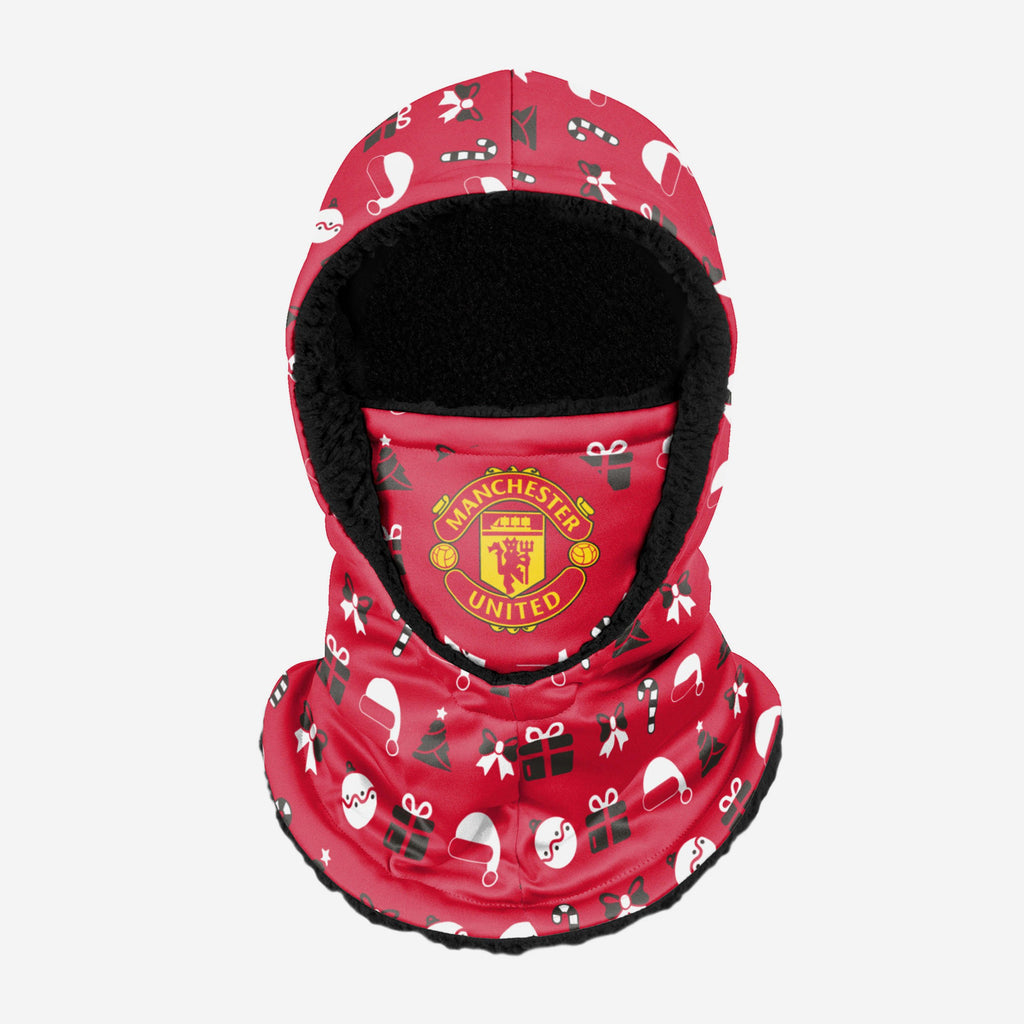 Manchester United FC Christmas Hooded Snood FOCO - FOCO.com | UK & IRE