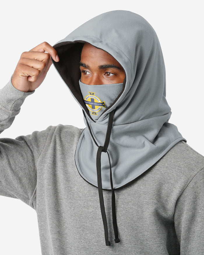 Northern Ireland Grey Drawstring Hooded Snood FOCO - FOCO.com | UK & IRE
