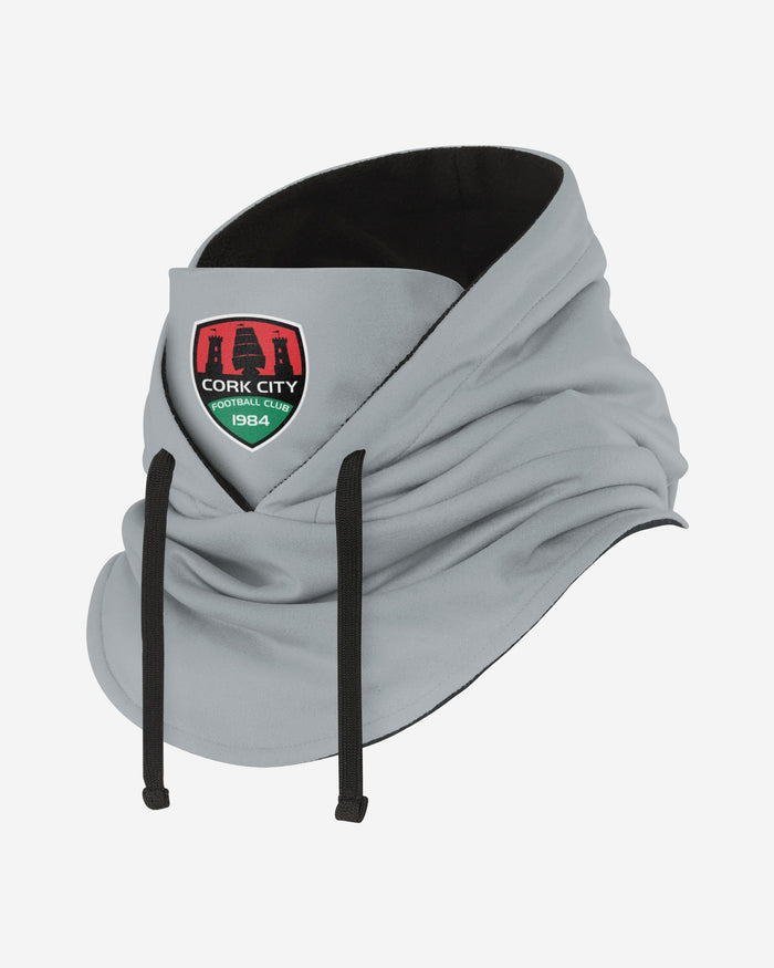 Cork City FC Grey Drawstring Hooded Snood FOCO - FOCO.com | UK & IRE