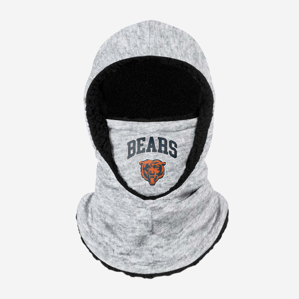 Chicago Bears Heather Grey Big Logo Hooded Snood FOCO - FOCO.com | UK & IRE