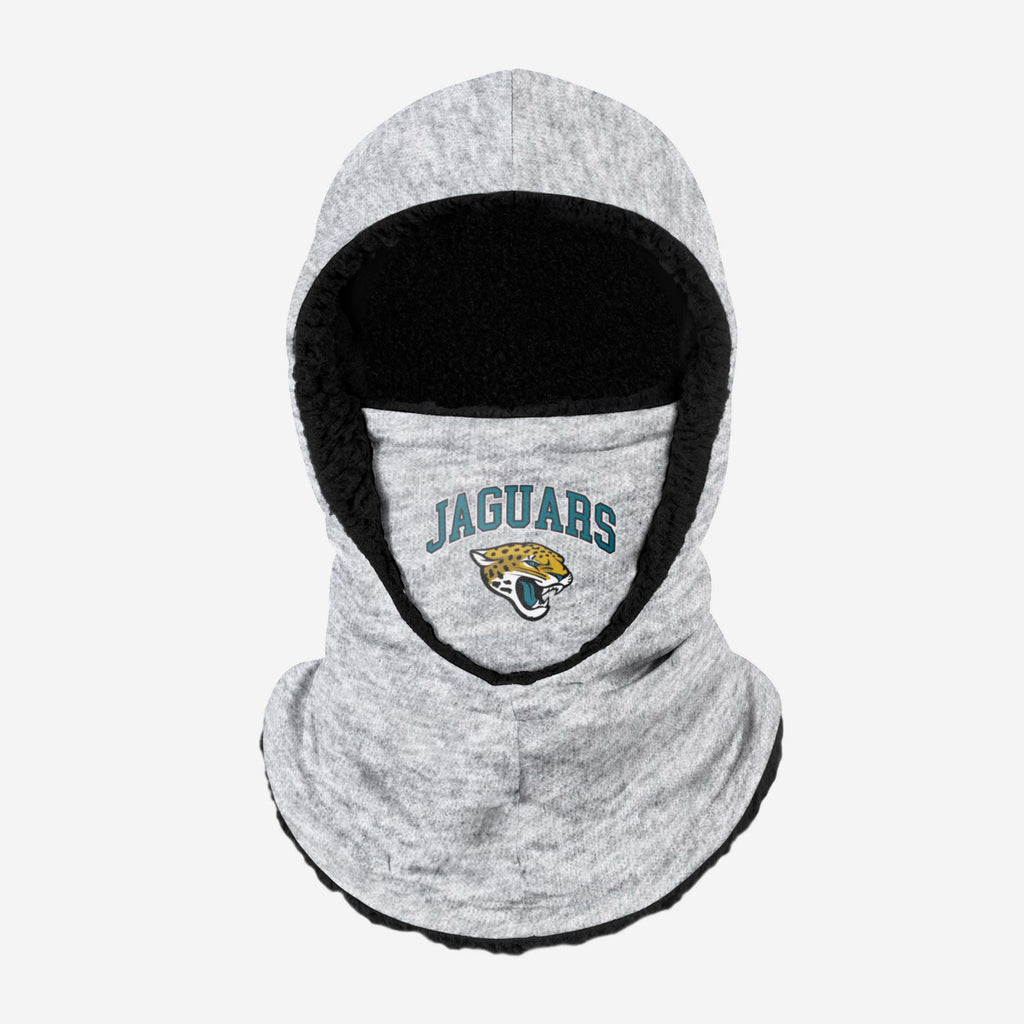 Jacksonville Jaguars Heather Grey Big Logo Hooded Snood FOCO - FOCO.com | UK & IRE