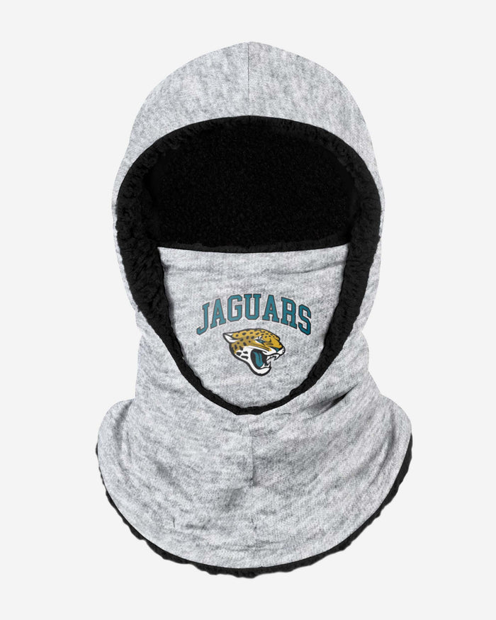 Jacksonville Jaguars Heather Grey Big Logo Hooded Snood FOCO - FOCO.com | UK & IRE