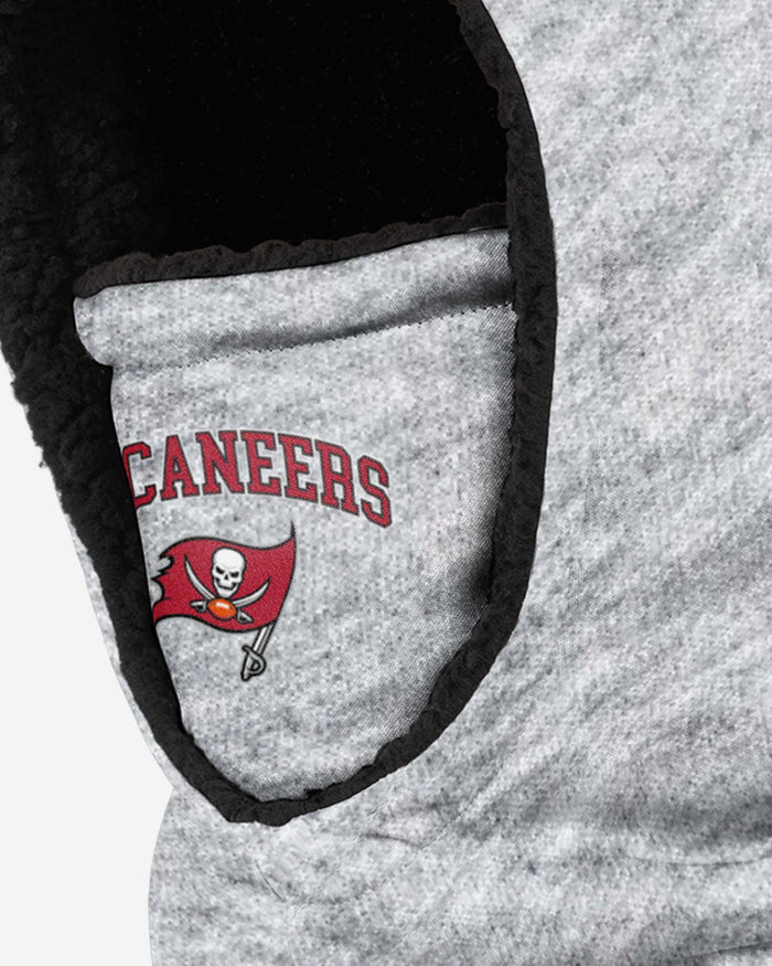 Tampa Bay Buccaneers Heather Grey Big Logo Hooded Snood FOCO - FOCO.com | UK & IRE