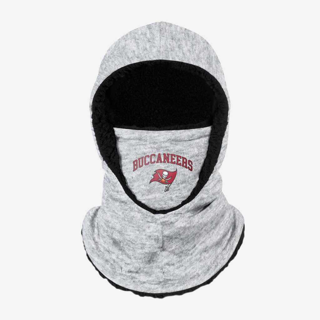 Tampa Bay Buccaneers Heather Grey Big Logo Hooded Snood FOCO - FOCO.com | UK & IRE