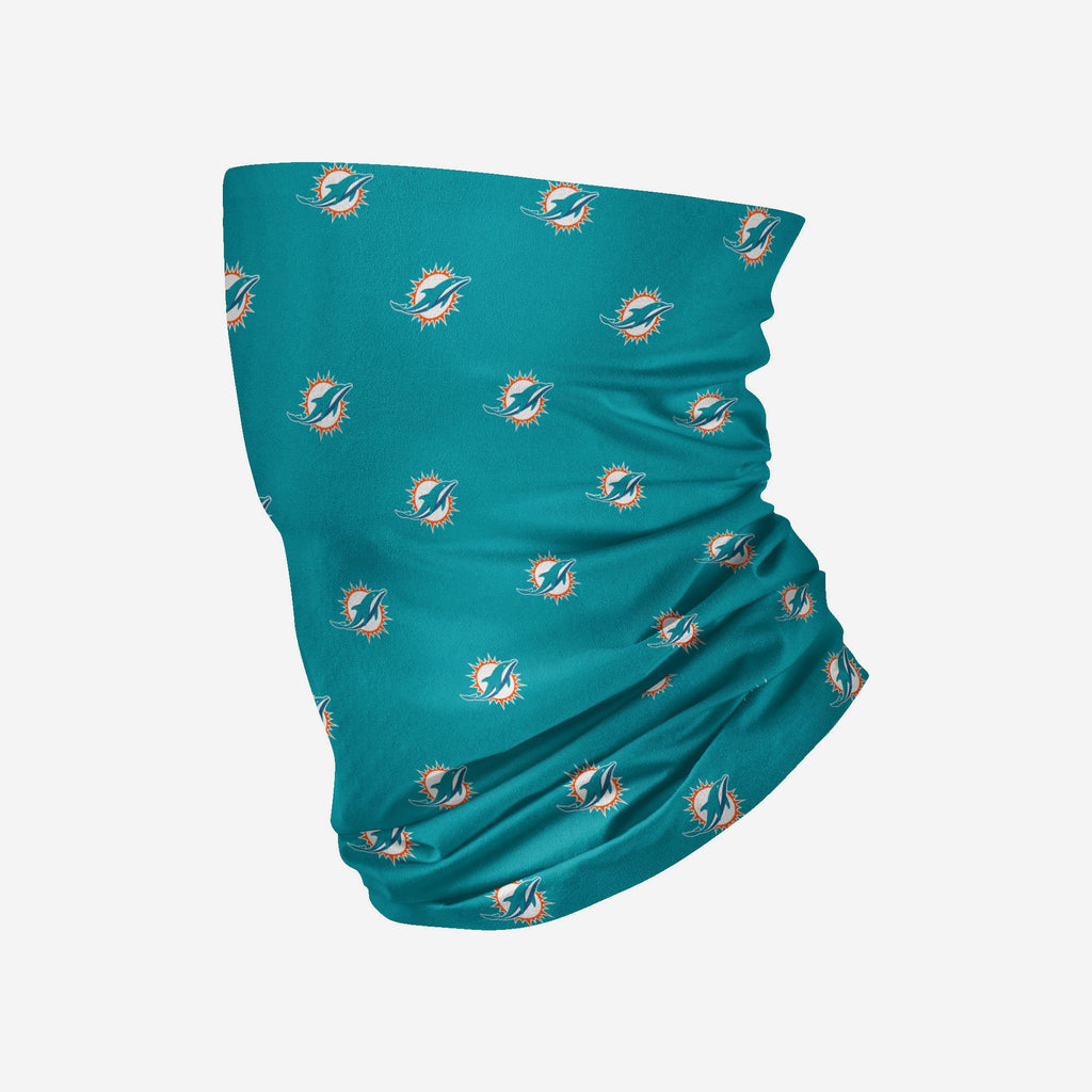 Miami Dolphins Mini Print Logo Snood Scarf FOCO - FOCO.com | UK & IRE