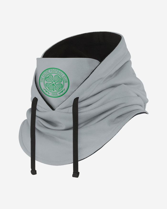 Celtic FC Grey Drawstring Hooded Snood FOCO - FOCO.com | UK & IRE