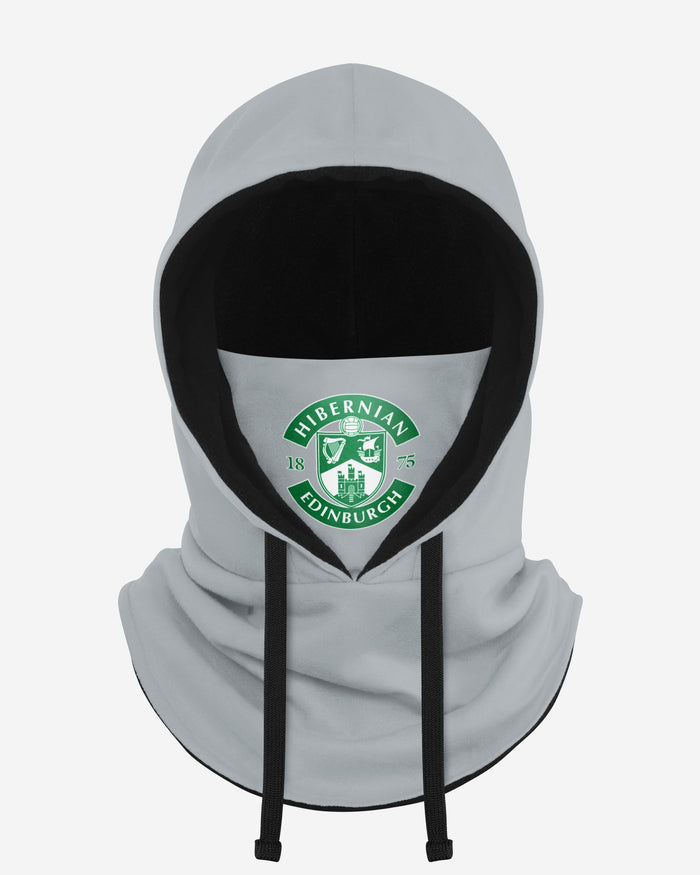 Hibernian FC Grey Drawstring Hooded Snood FOCO - FOCO.com | UK & IRE
