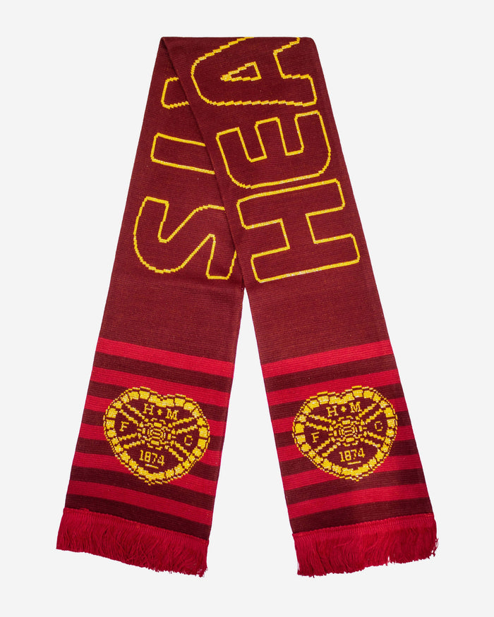 Heart Of Midlothian FC Metallic Thread Scarf FOCO - FOCO.com | UK & IRE