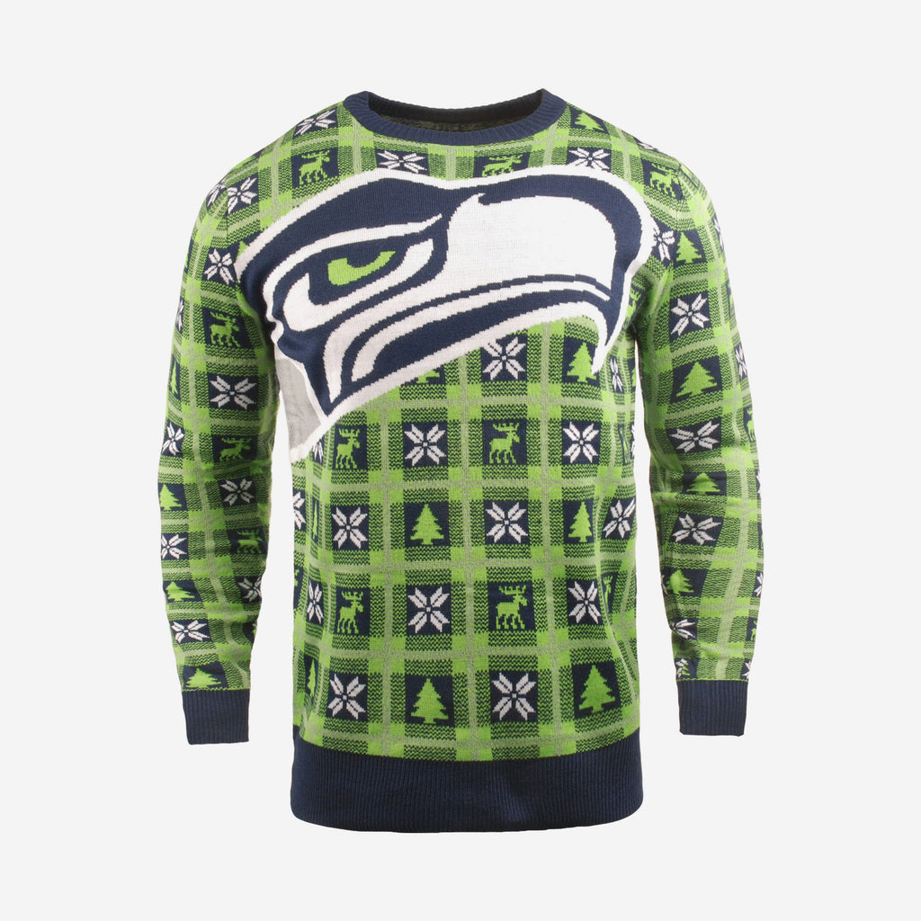 Seattle Seahawks Big Logo Sweater FOCO S - FOCO.com | UK & IRE