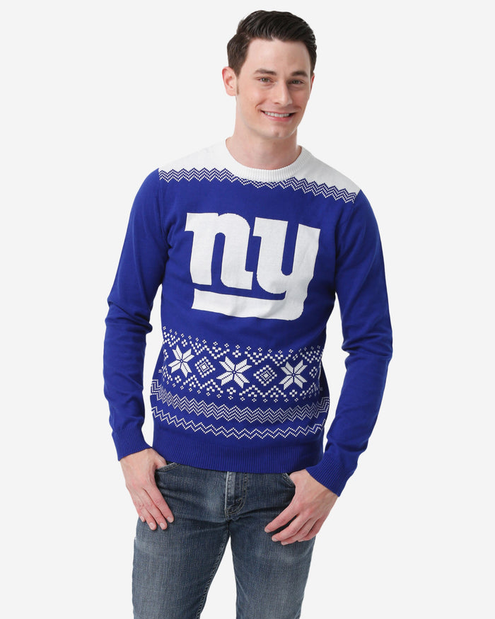 New York Giants Big Logo Christmas Jumper FOCO S - FOCO.com | UK & IRE
