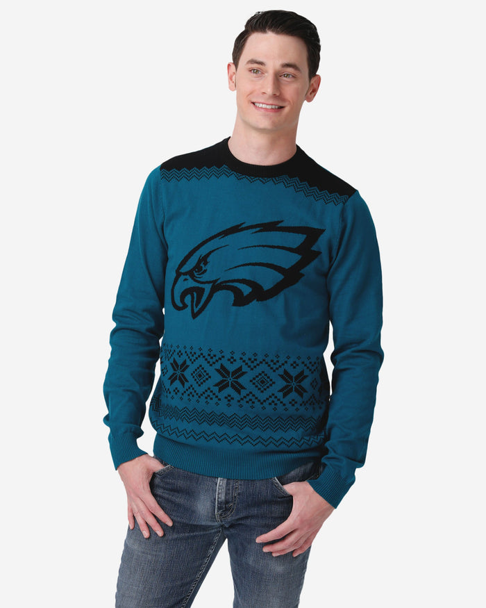 Philadelphia Eagles Big Logo Christmas Jumper FOCO S - FOCO.com | UK & IRE
