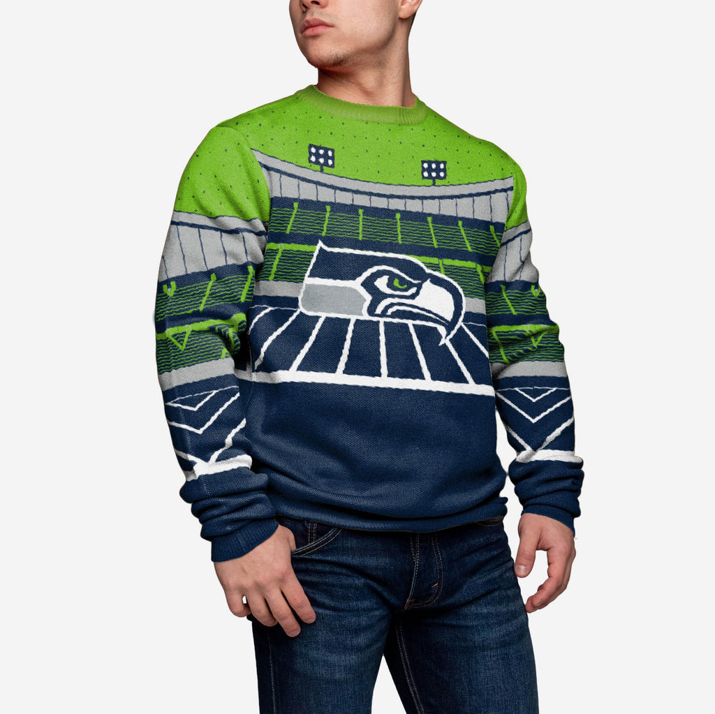Seattle Seahawks Light Up Bluetooth Sweater FOCO - FOCO.com | UK & IRE