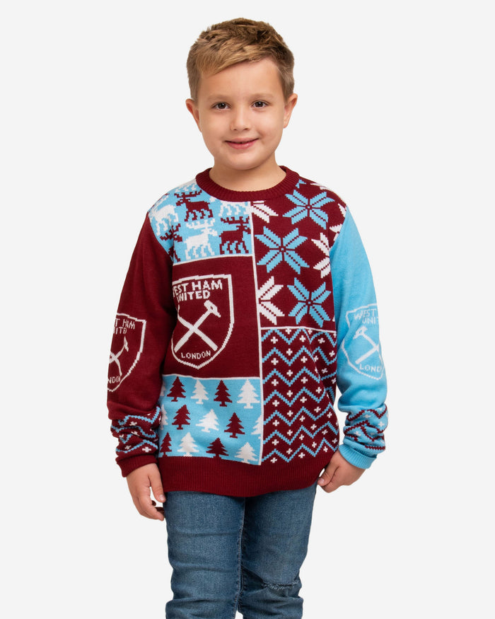 West Ham United FC Youth Christmas Sweater FOCO S - FOCO.com | UK & IRE