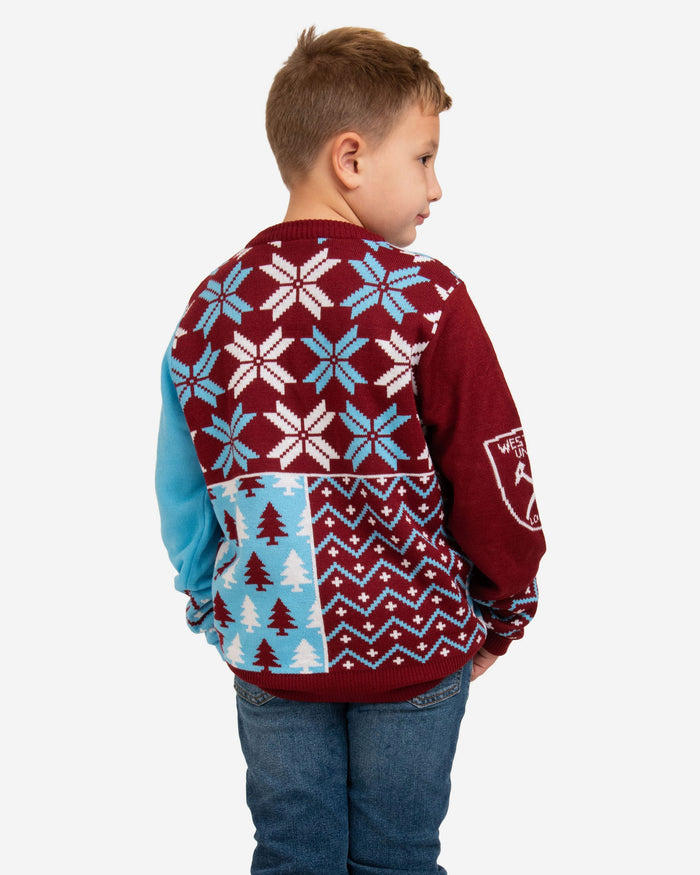 West Ham United FC Youth Christmas Sweater FOCO - FOCO.com | UK & IRE