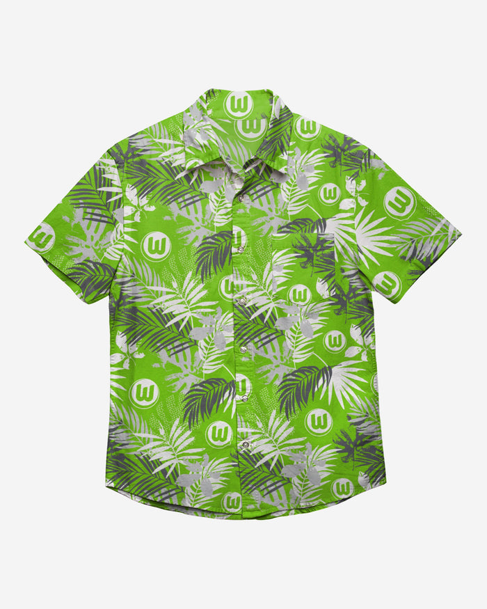 VFL Wolfsburg Floral Button Up Shirt FOCO - FOCO.com | UK & IRE
