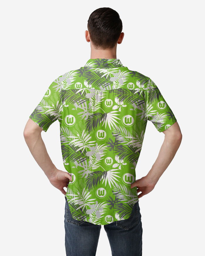 VFL Wolfsburg Floral Button Up Shirt FOCO - FOCO.com | UK & IRE