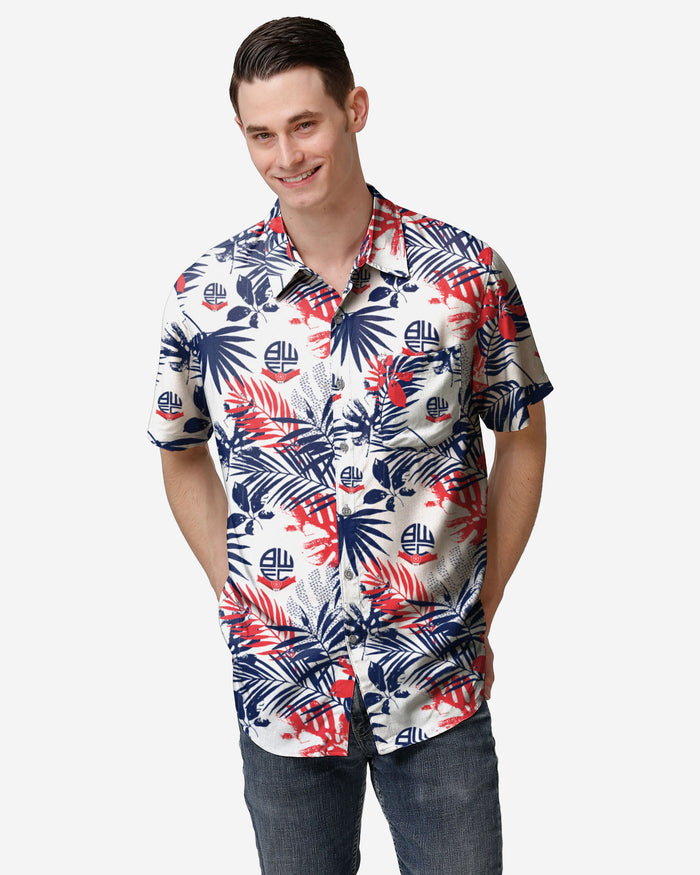 Bolton Wanderers FC Floral Button Up Shirt FOCO S - FOCO.com | UK & IRE