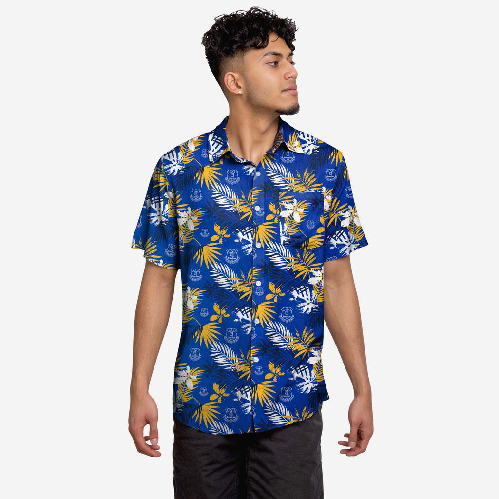 Everton FC Floral Button Up Shirt FOCO S - FOCO.com | UK & IRE