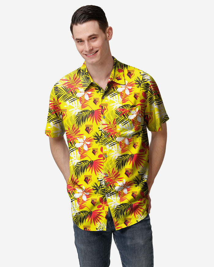 Watford FC Floral Button Up Shirt FOCO S - FOCO.com | UK & IRE