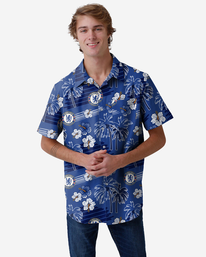 Chelsea FC Islander Tropical Button Up Shirt FOCO S - FOCO.com | UK & IRE