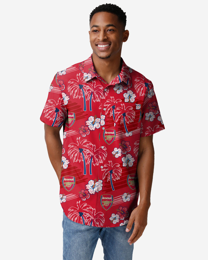 Arsenal FC Islander Tropical Button Up Shirt FOCO S - FOCO.com | UK & IRE