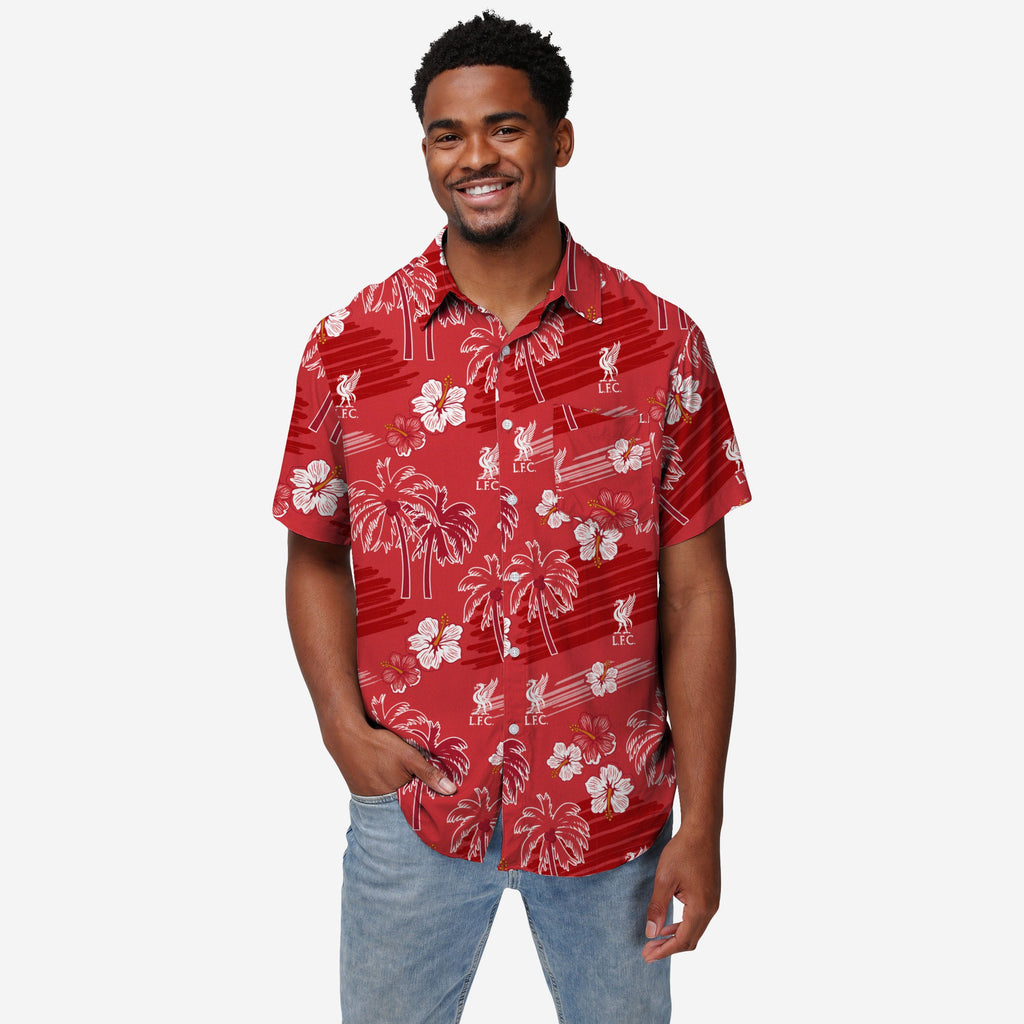 Liverpool FC Islander Tropical Button Up Shirt FOCO S - FOCO.com | UK & IRE