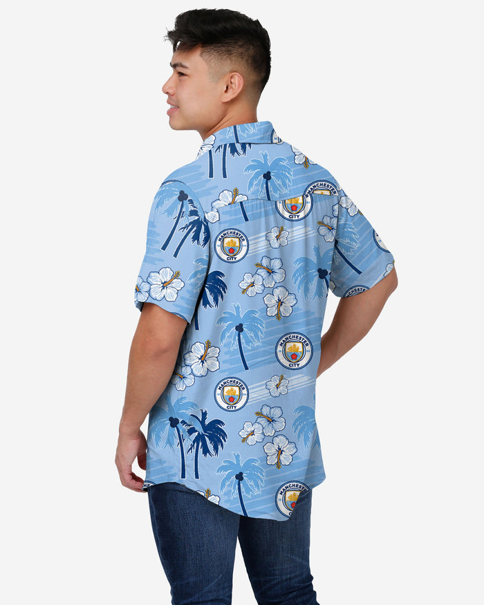 Manchester City FC Islander Tropical Button Up Shirt FOCO - FOCO.com | UK & IRE