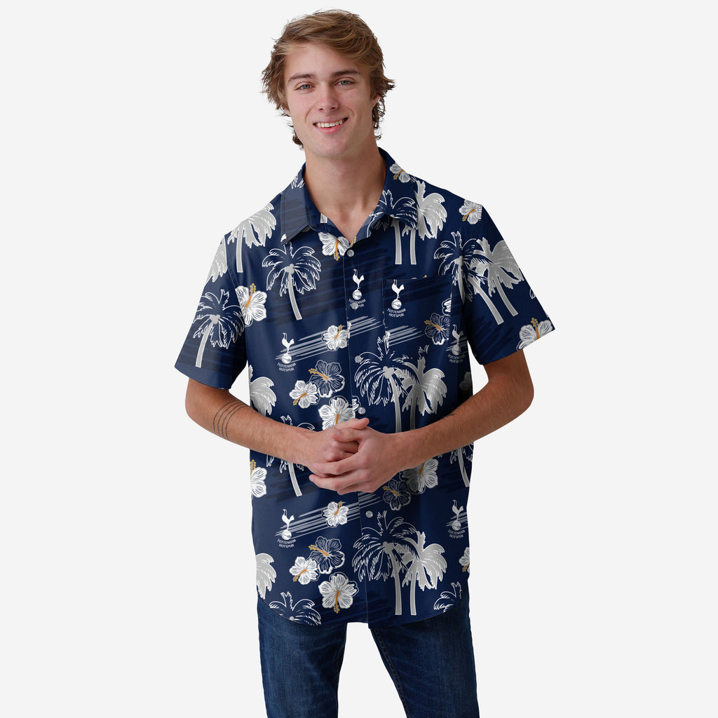 Tottenham Hotspur Islander Tropical Button Up Shirt FOCO S - FOCO.com | UK & IRE