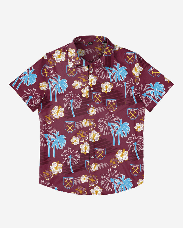 West Ham United FC Islander Tropical Button Up Shirt FOCO - FOCO.com | UK & IRE
