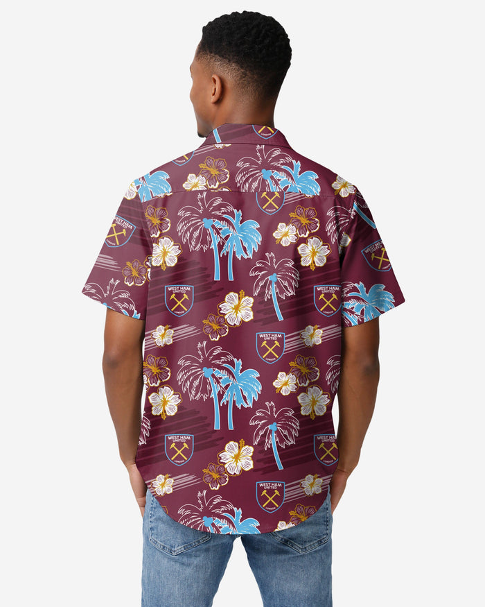 West Ham United FC Islander Tropical Button Up Shirt FOCO - FOCO.com | UK & IRE