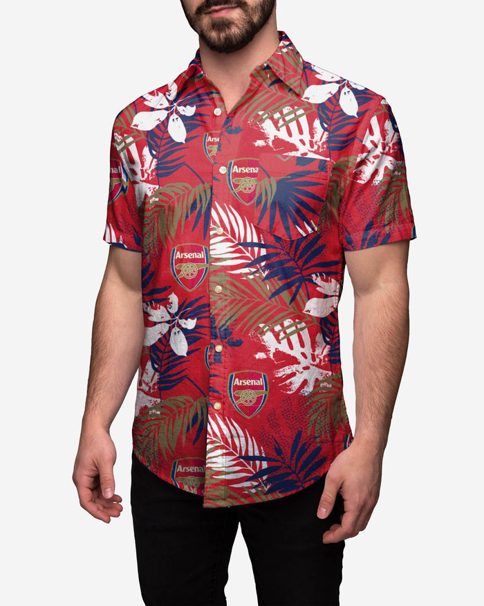 Arsenal FC Mens Floral Button Up Shirt FOCO - FOCO.com | UK & IRE