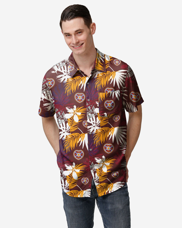 Heart Of Midlothian FC Floral Button Up Shirt FOCO S - FOCO.com | UK & IRE