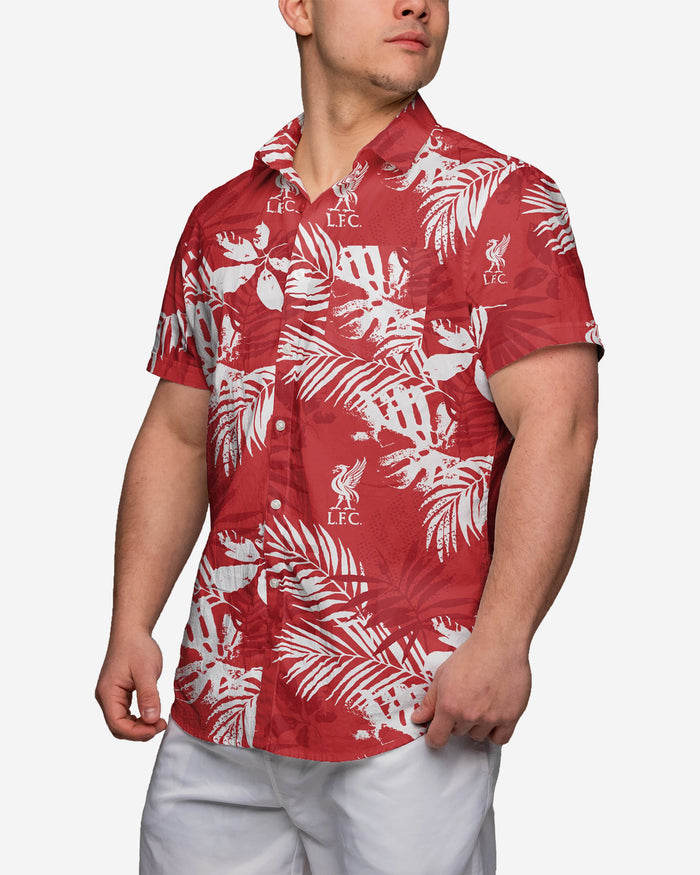 Liverpool FC Mens Floral Button Up Shirt FOCO - FOCO.com | UK & IRE