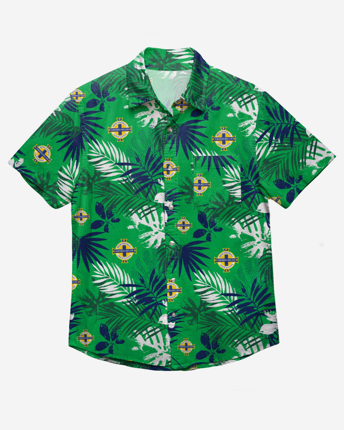 Northern Ireland Floral Button Up Shirt FOCO - FOCO.com | UK & IRE