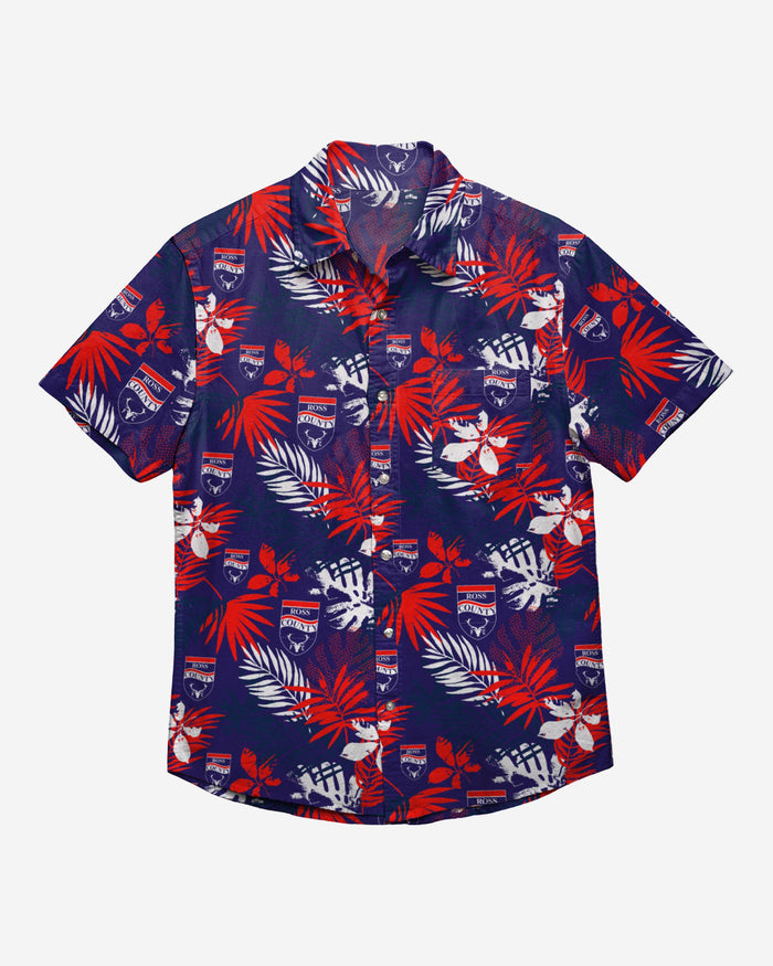 Ross County FC Floral Button Up Shirt FOCO - FOCO.com | UK & IRE