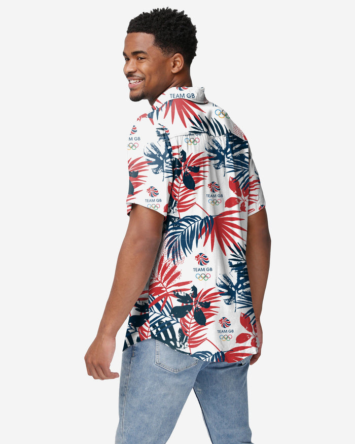 Team GB Floral Button Up Shirt FOCO - FOCO.com | UK & IRE