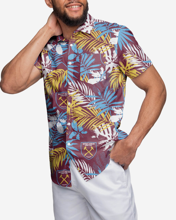 West Ham United FC Mens Floral Button Up Shirt FOCO - FOCO.com | UK & IRE