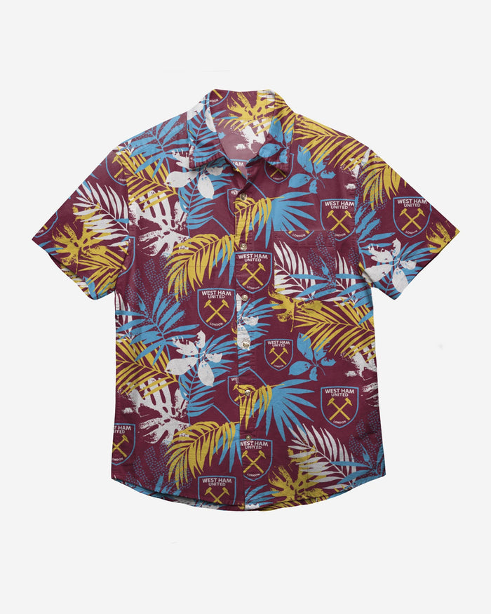 West Ham United FC Mens Floral Button Up Shirt FOCO - FOCO.com | UK & IRE