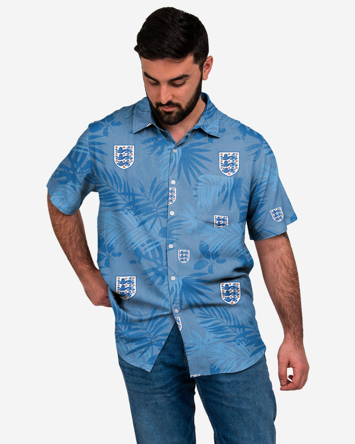 England 1990 Floral Button Up Shirt FOCO S - FOCO.com | UK & IRE