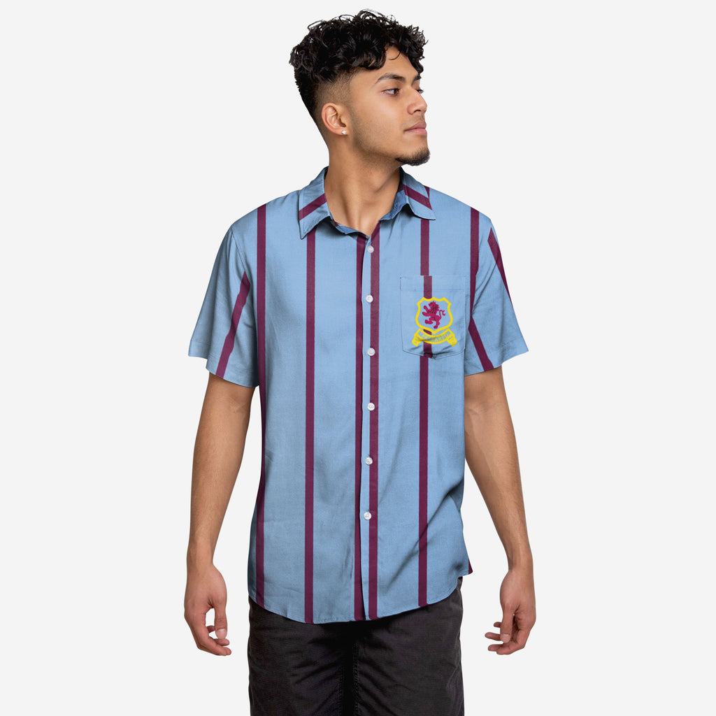 Aston Villa FC Retro Button Up Shirt FOCO S - FOCO.com | UK & IRE
