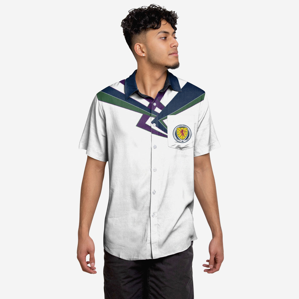 Scotland Retro Button Up Shirt FOCO S - FOCO.com | UK & IRE