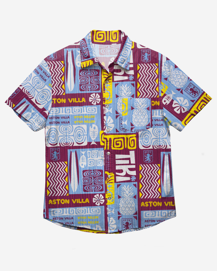 Aston Villa FC Tiki Button Up Shirt FOCO - FOCO.com | UK & IRE