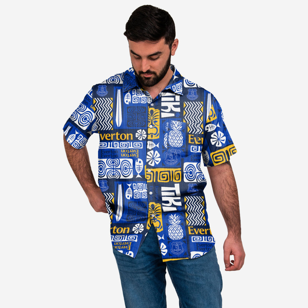 Everton FC Tiki Button Up Shirt FOCO S - FOCO.com | UK & IRE