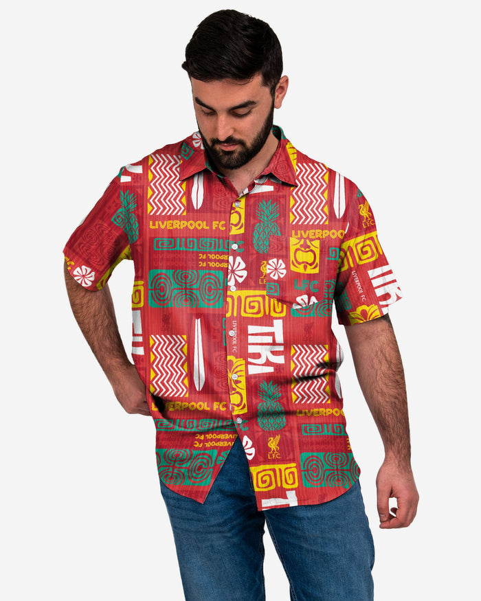 Liverpool FC Tiki Button Up Shirt FOCO S - FOCO.com | UK & IRE