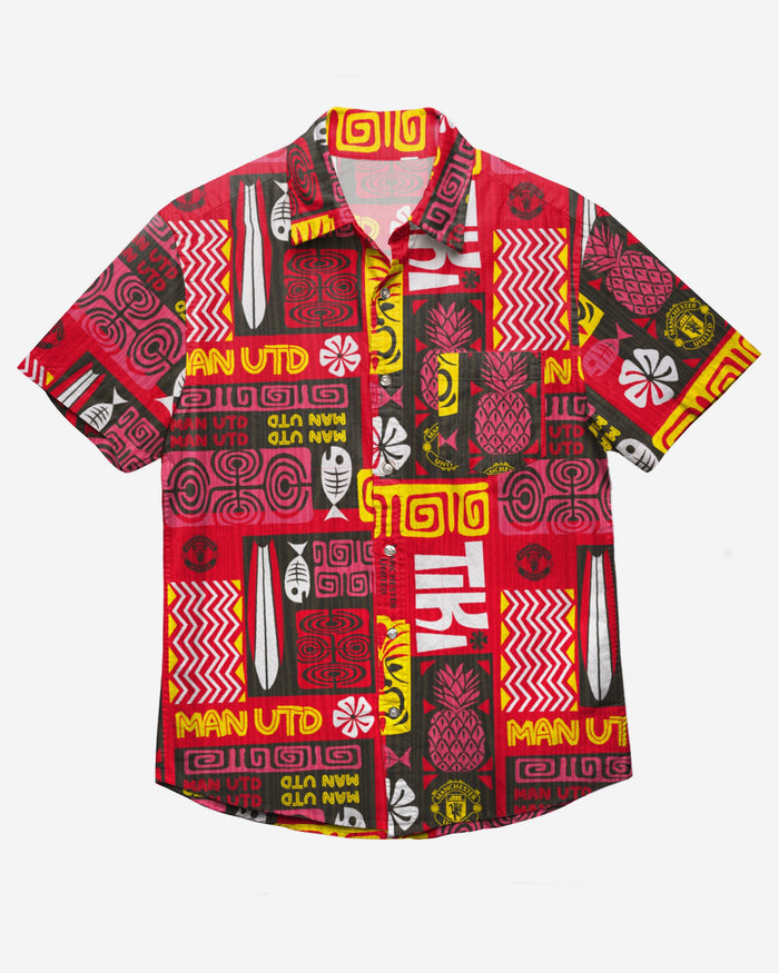 Manchester United FC Tiki Button Up Shirt FOCO - FOCO.com | UK & IRE